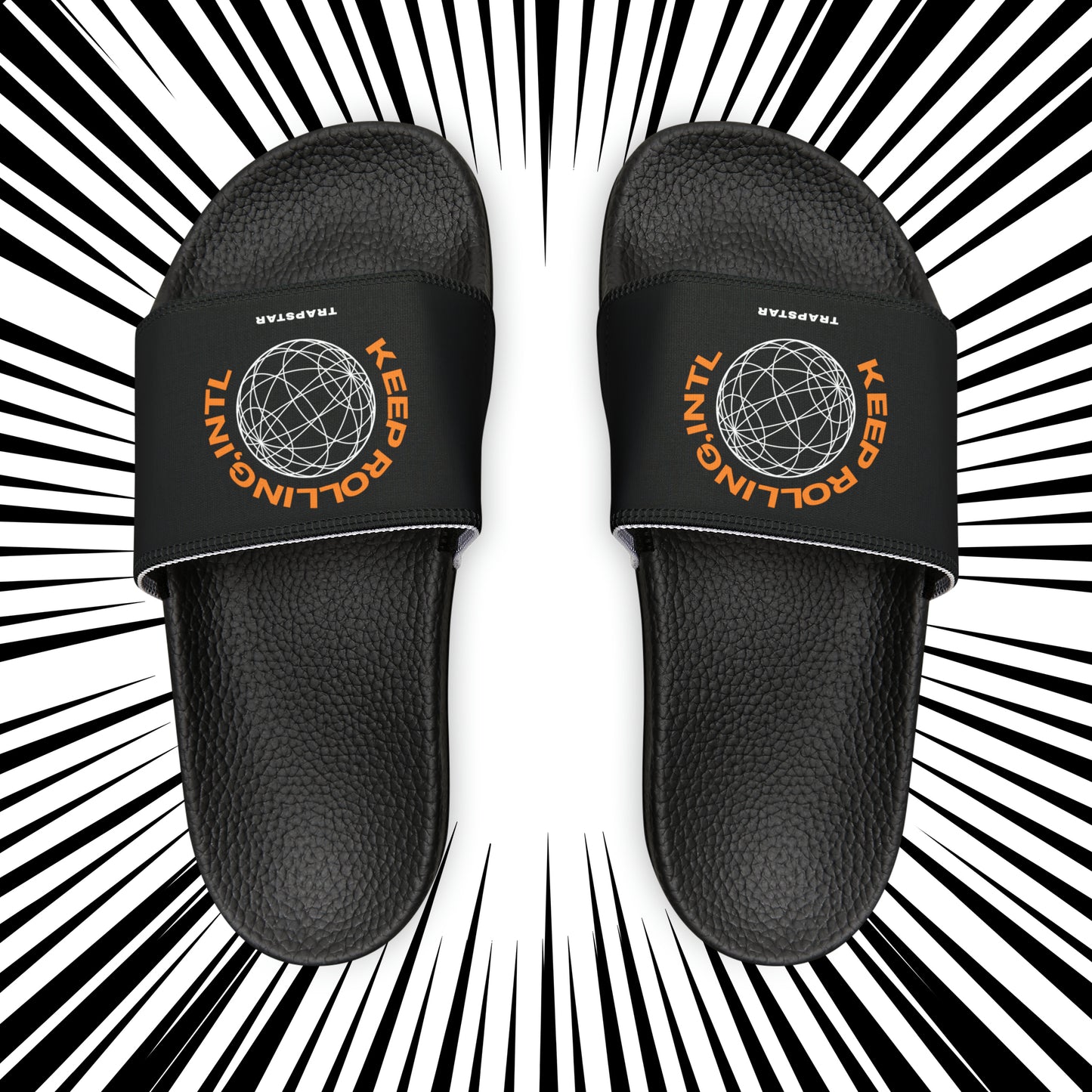 KRI “Global Trapstar” Men's Slides (Flame)