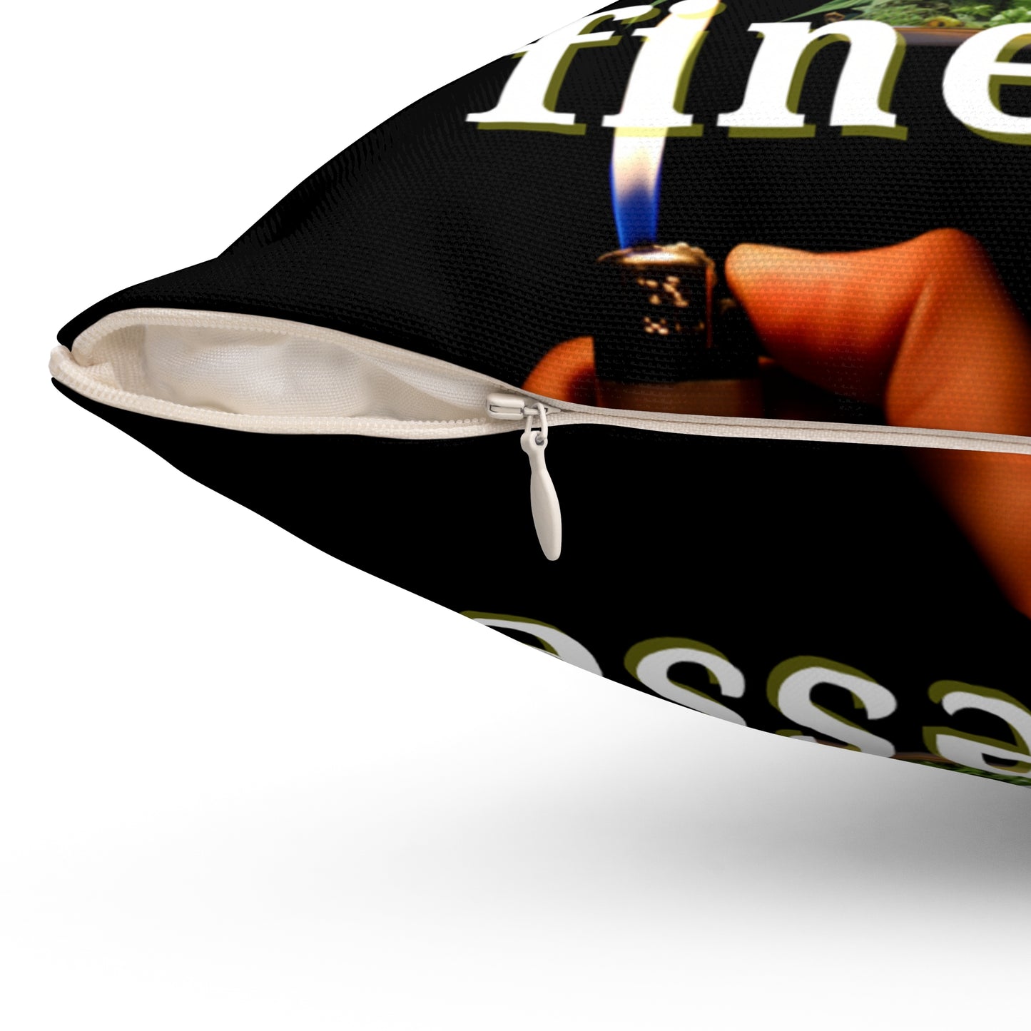 P.S. Unltd. “Planted Finesse” Throw Pillow