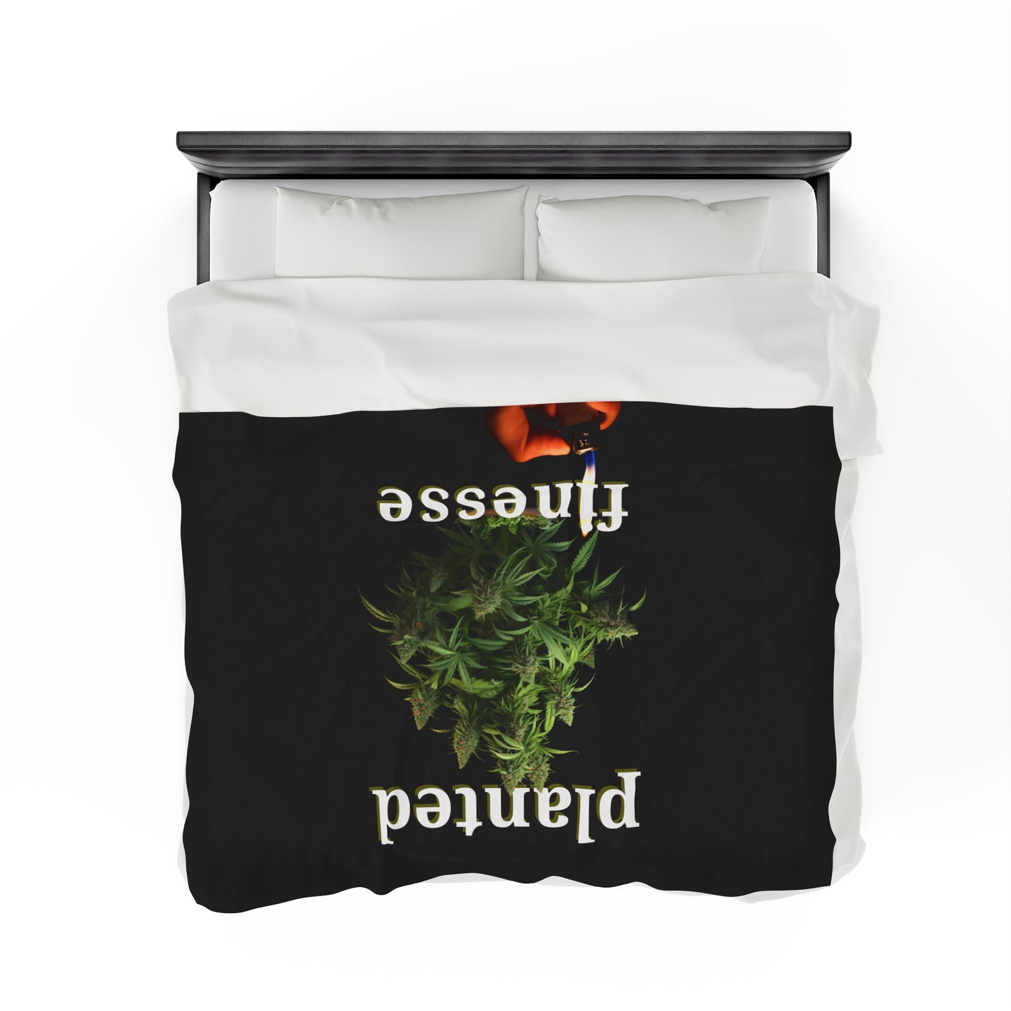 P.S. Unltd. “Planted Finesse” Throw Blanket