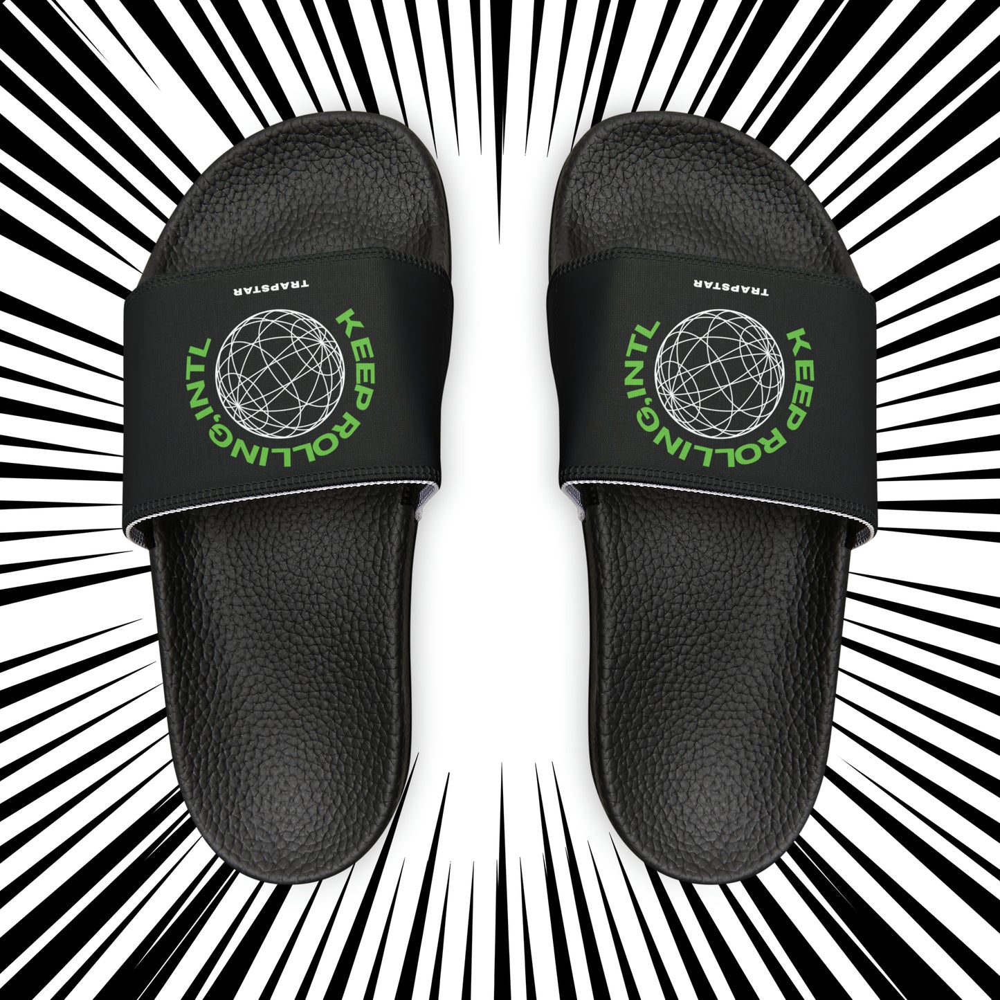 KRI “Global Trapstar” Men's Slides (Grass)