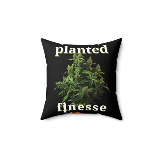 P.S. Unltd. “Planted Finesse” Throw Pillow
