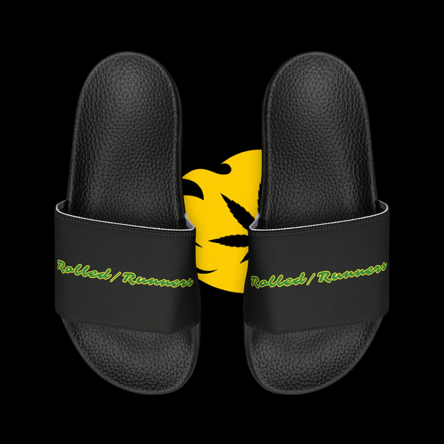 Smoke Champs Script Men's Slides