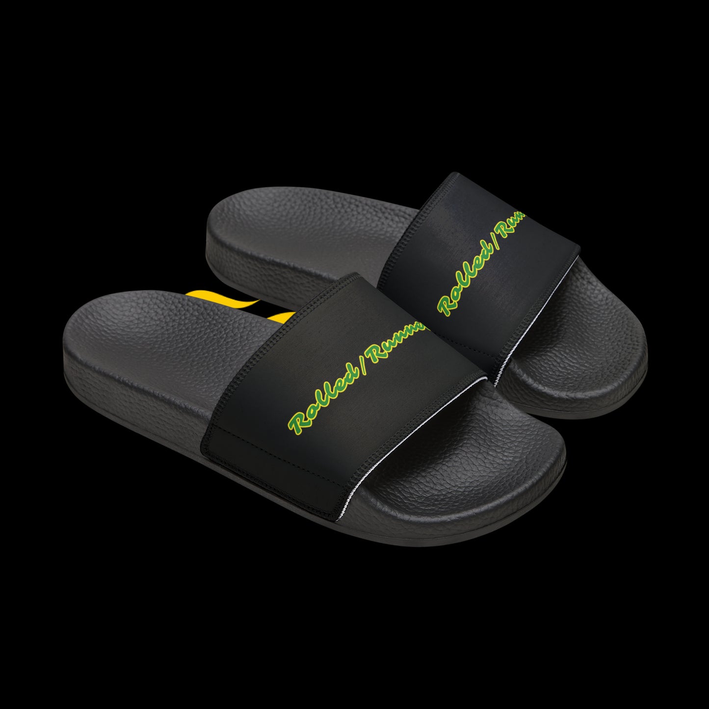 Smoke Champs Script Men's Slides