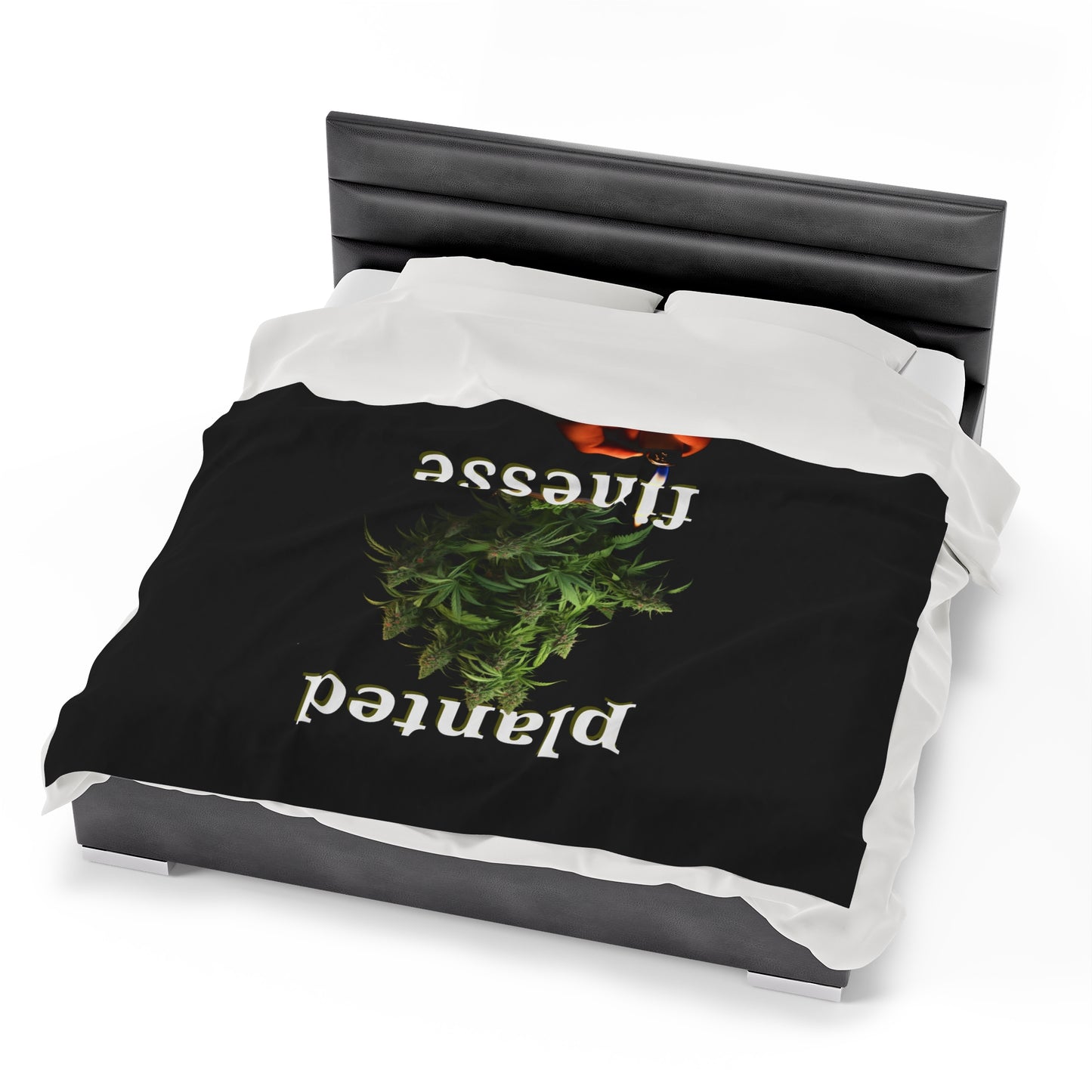 P.S. Unltd. “Planted Finesse” Throw Blanket