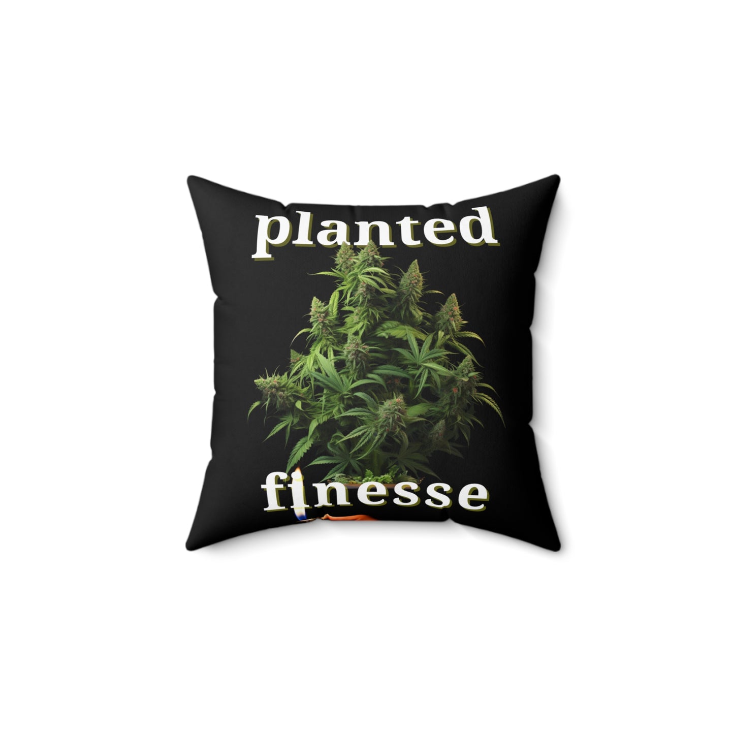 P.S. Unltd. “Planted Finesse” Throw Pillow