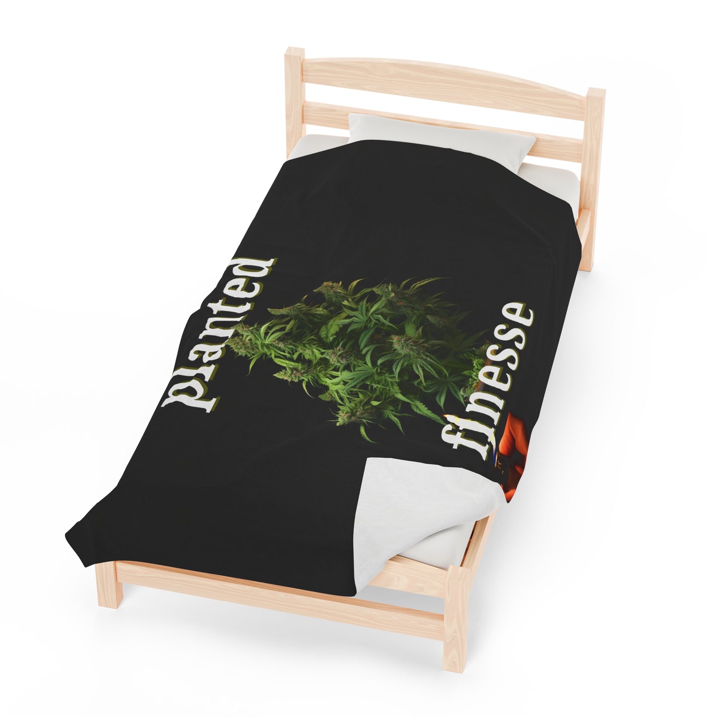 P.S. Unltd. “Planted Finesse” Throw Blanket